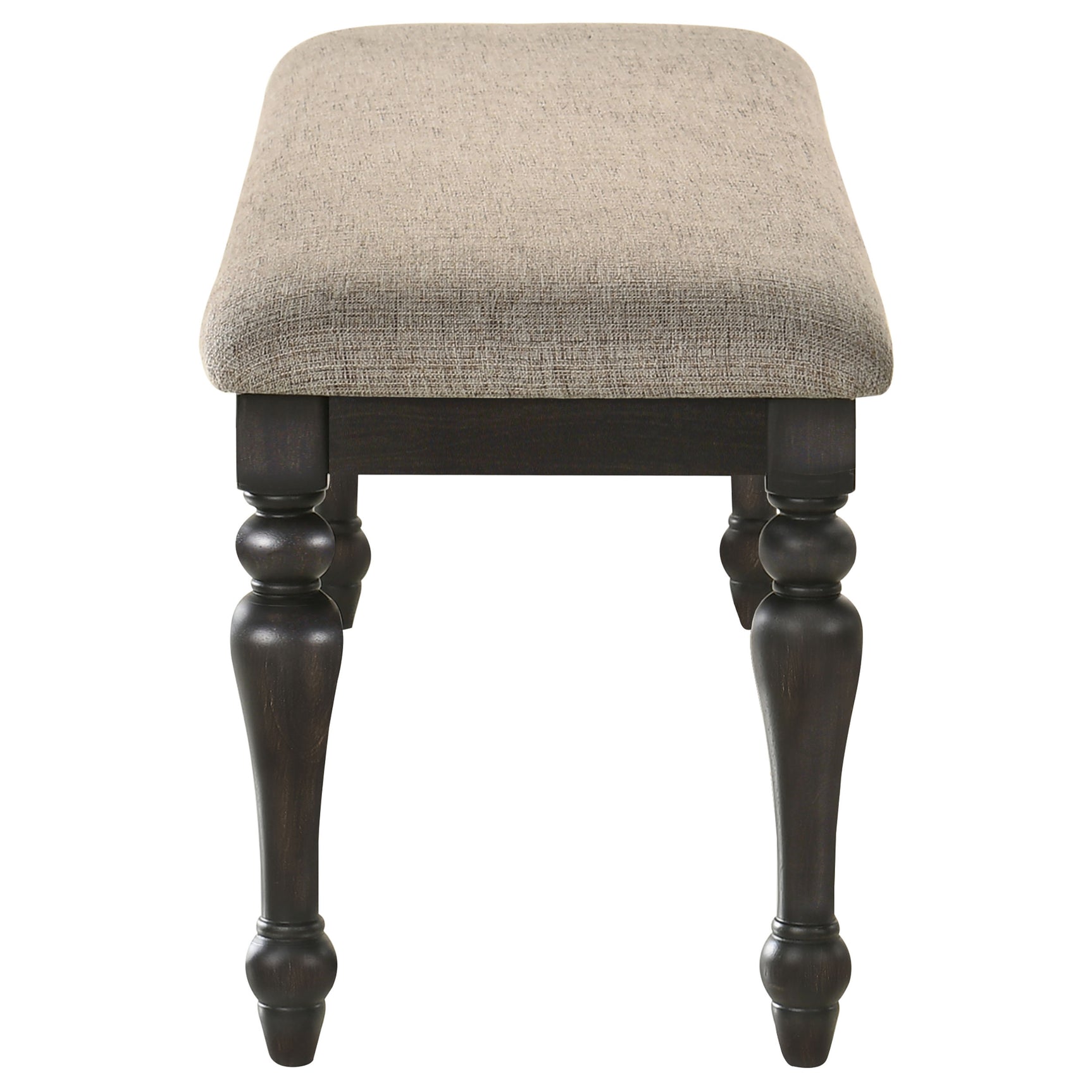 Bridget Charcoal Sandthrough Dining Bench - Ornate Home