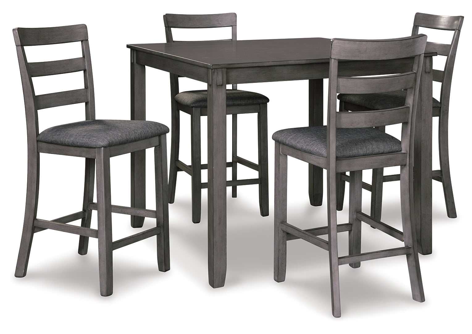 Bridson Gray Counter Height Dining Room Set (Set of 5) (Online Special Price) - Ornate Home