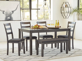 Bridson Gray Dining Room Set (Set of 6) (Online Special Price) - Ornate Home