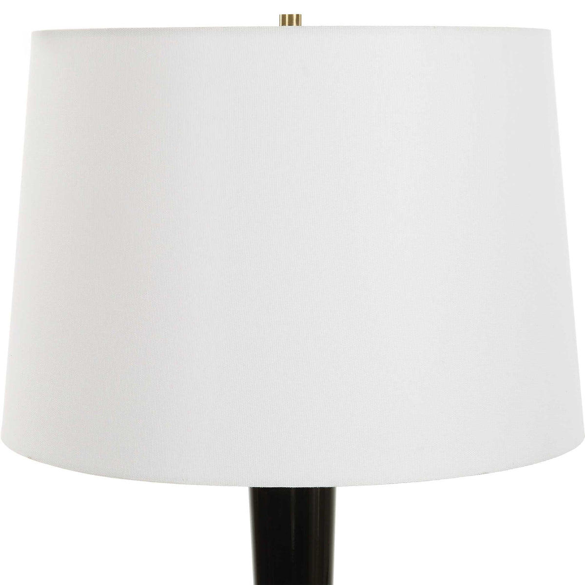 Brielle Polished Black Table Lamp - Ornate Home