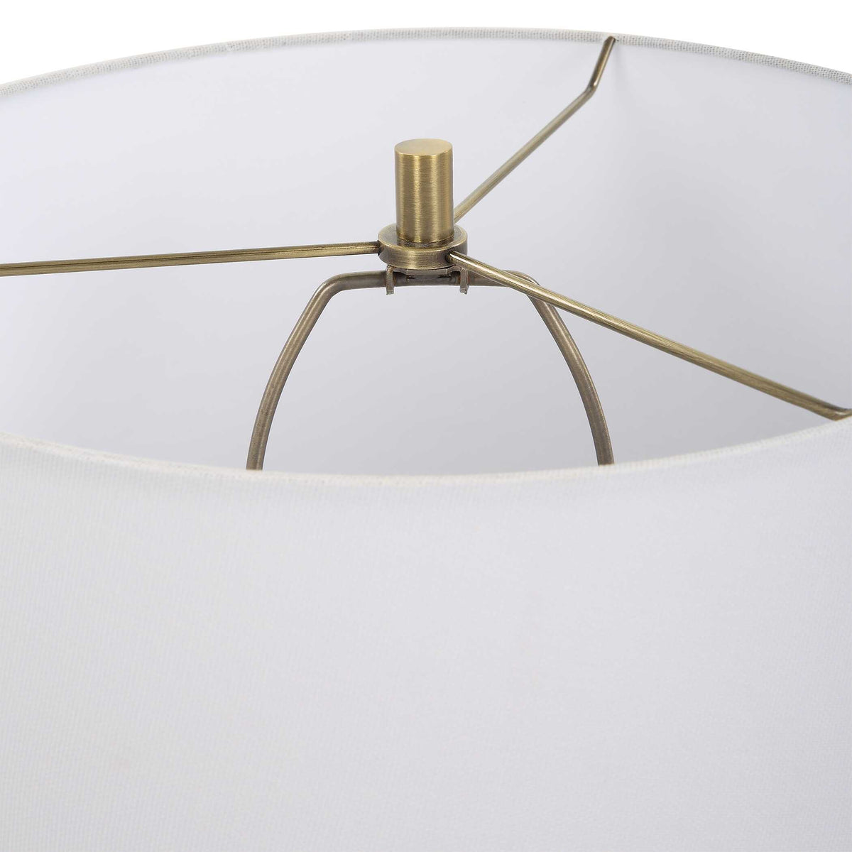 Brielle Polished Black Table Lamp - Ornate Home