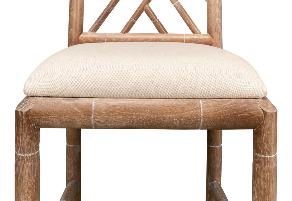Brighton Bamboo Beige Side Chair (Set of 2) - Ornate Home