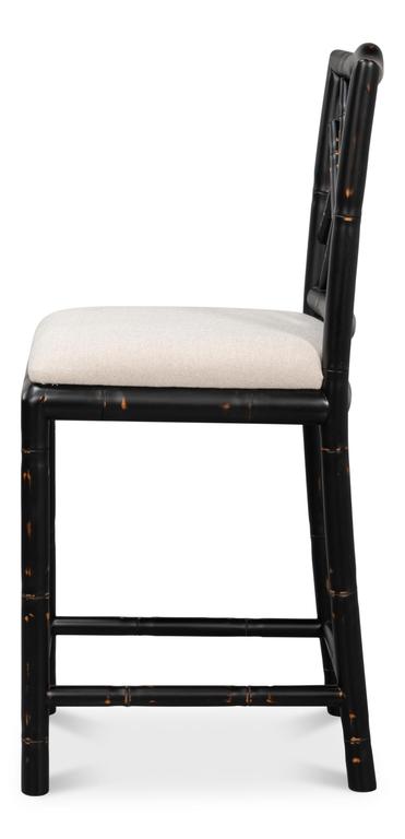 Brighton Black Counter Stool - Ornate Home