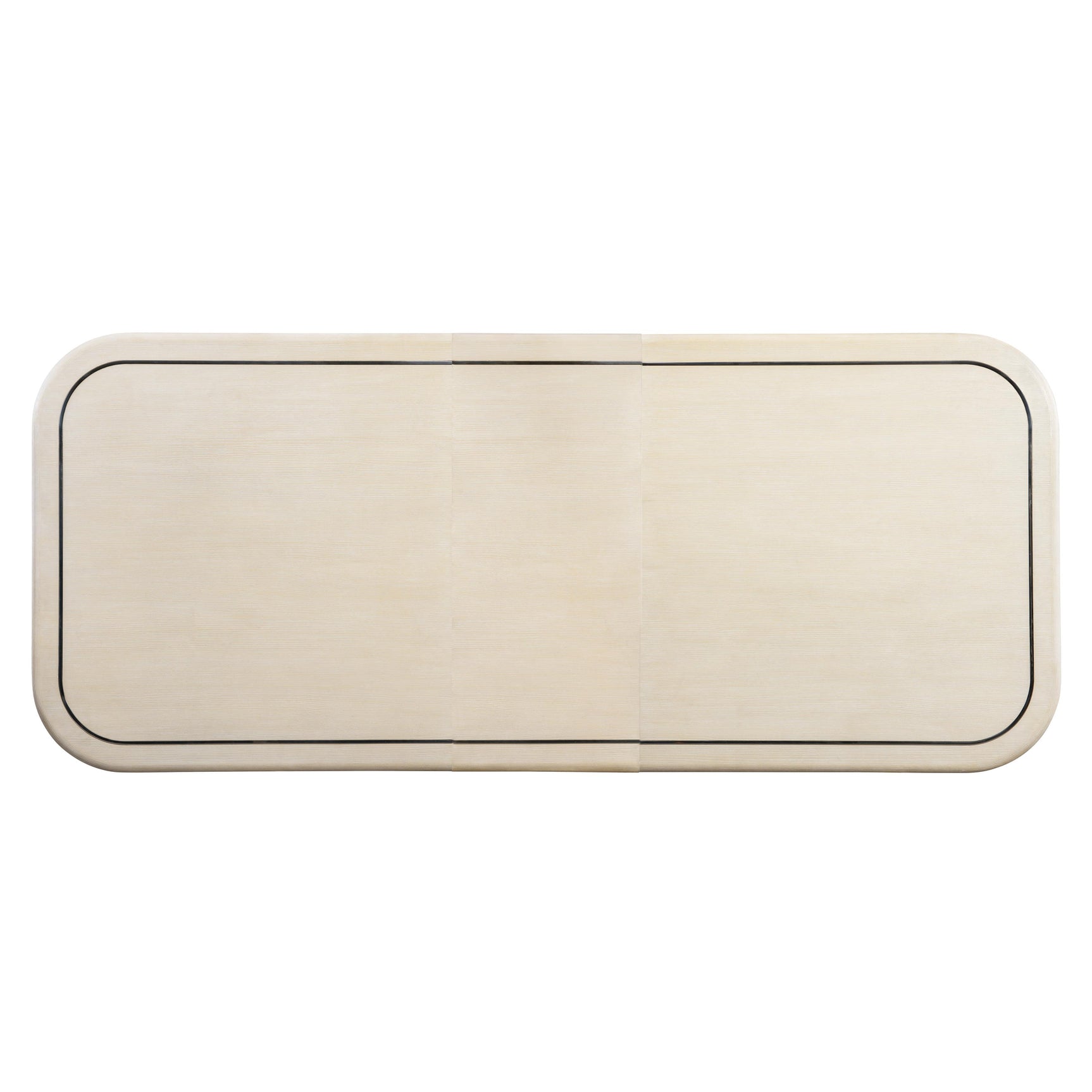 Brigitte Polished Stainless Steel/Ecru Dining Table - Ornate Home