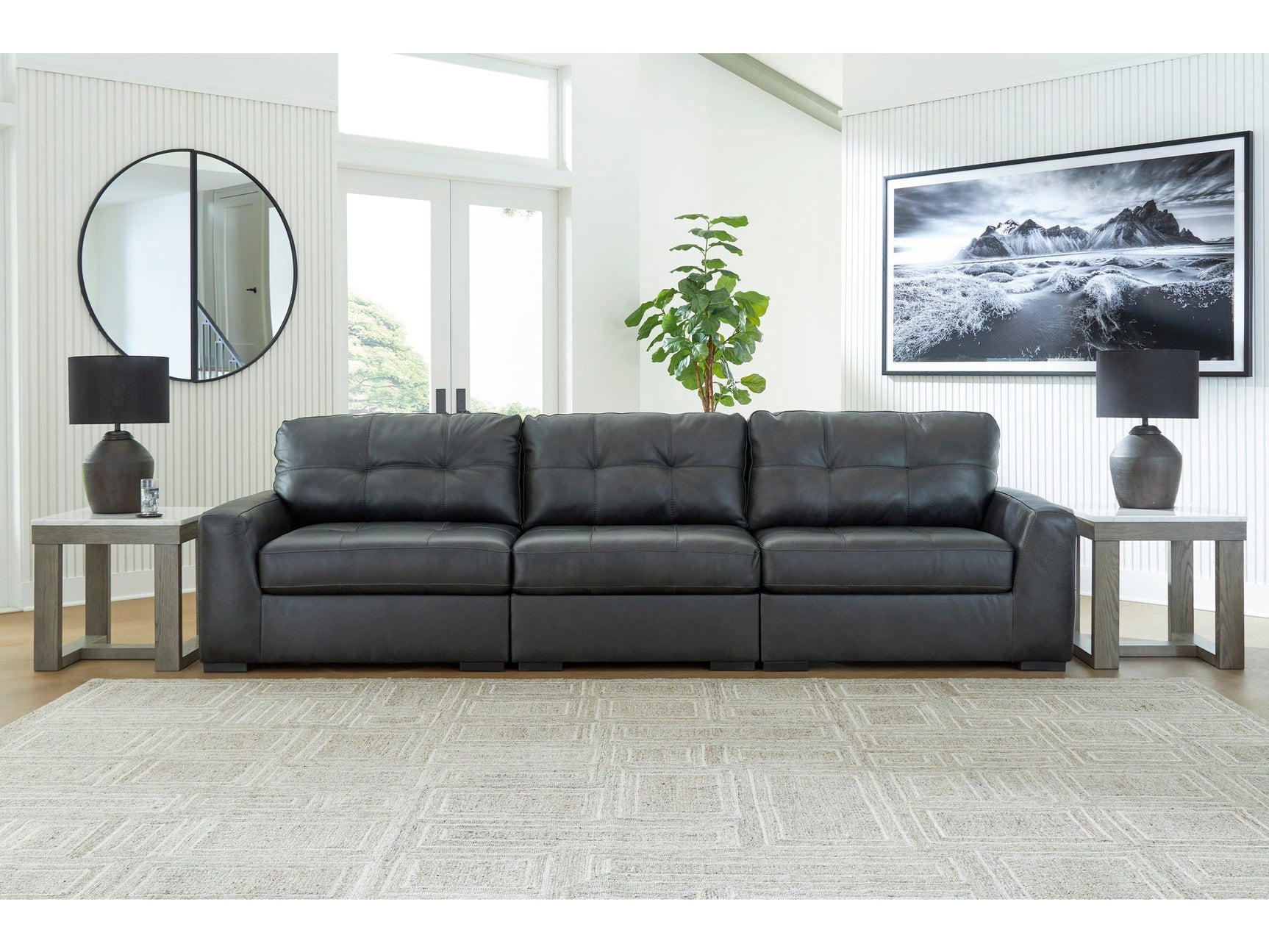 Brindley Pier Fog 3-Piece Sectional Sofa (Online Special Price) - Ornate Home