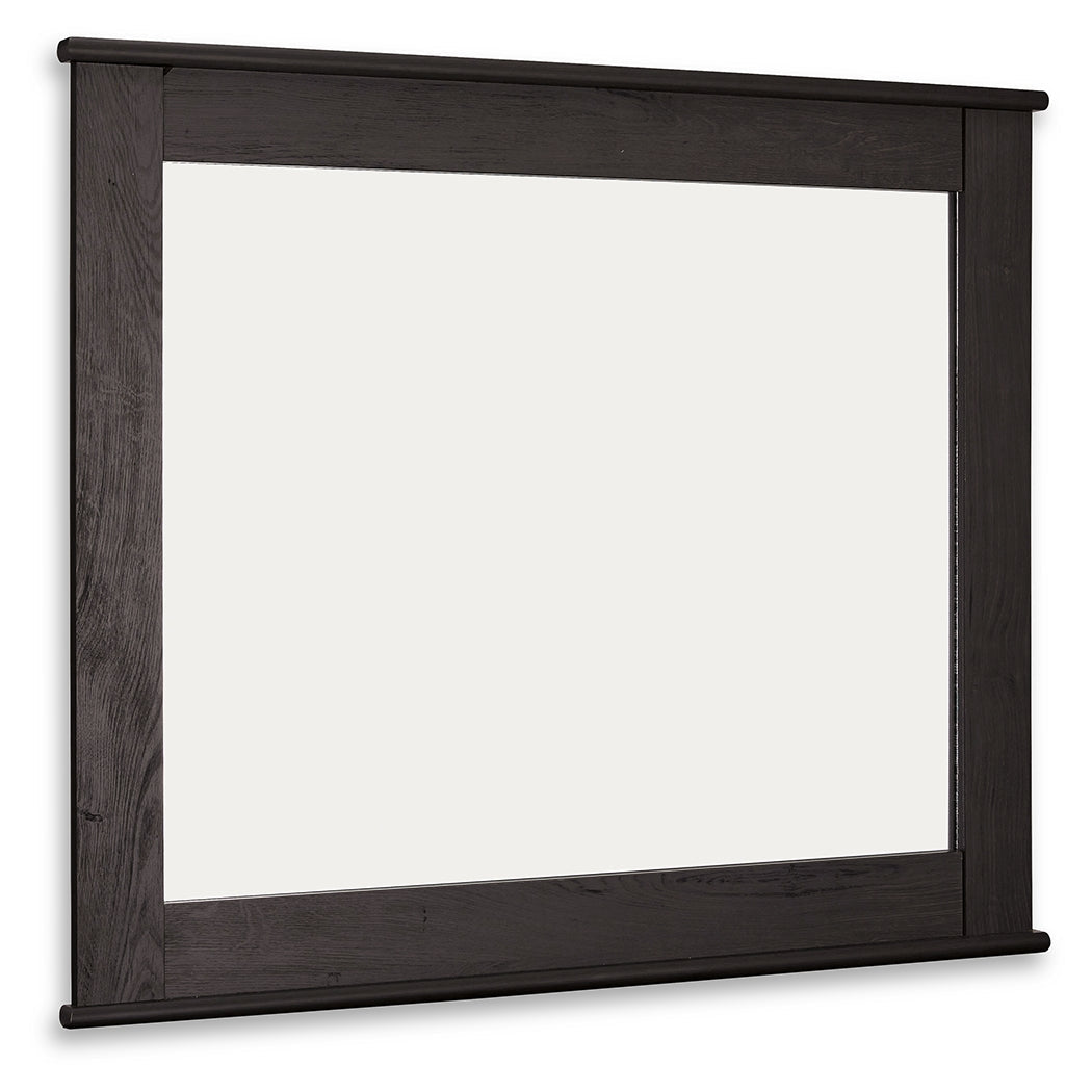 Brinxton Charcoal Bedroom Mirror - Ornate Home
