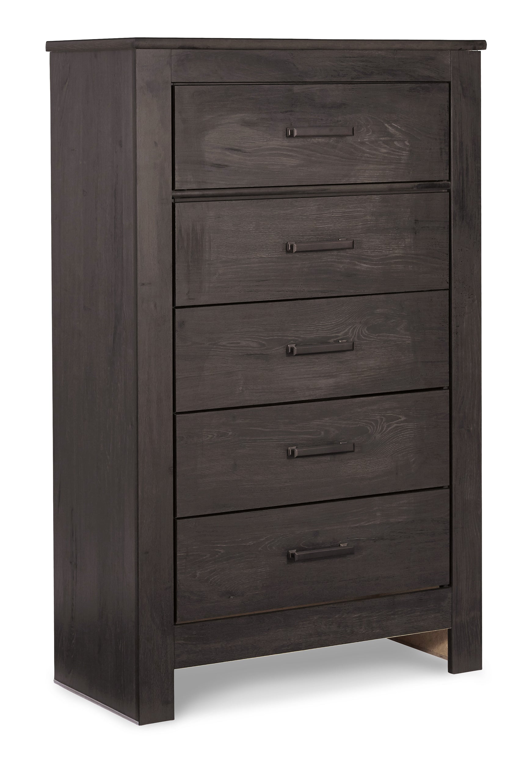 Brinxton Charcoal Five Drawer Chest - Ornate Home