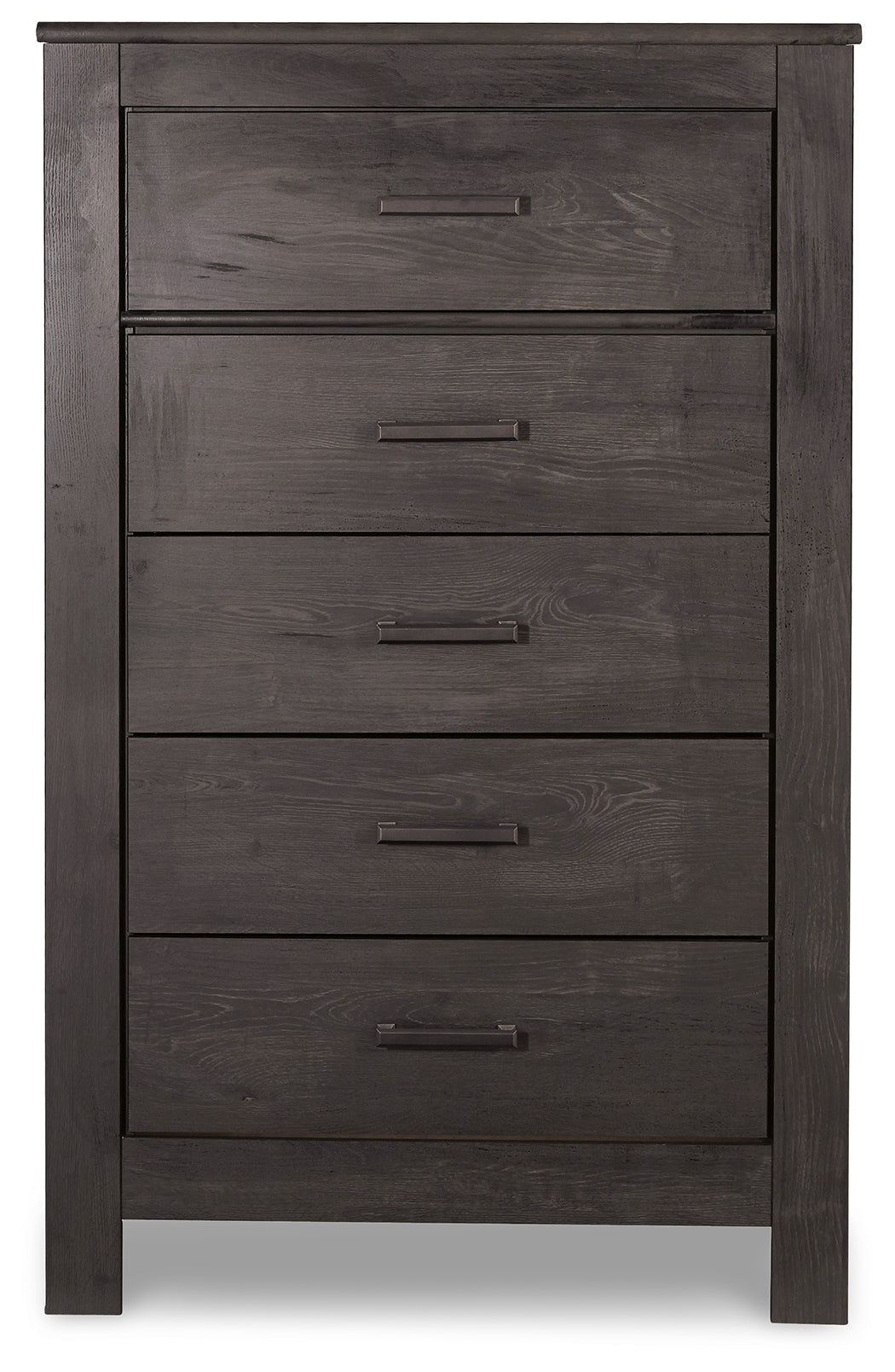 Brinxton Charcoal King Panel Bedroom Set with Dresser, Mirror and Chest - Ornate Home