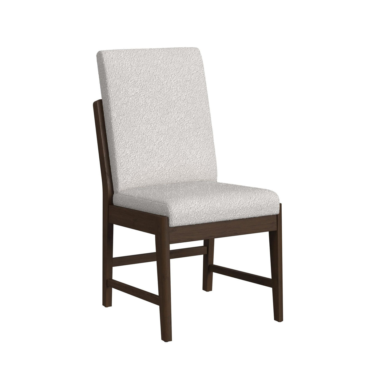 Brisbane Brown 6-Piece Standard Height Dining Set with Table, Four Fabric Chairs & Bench - Ornate Home