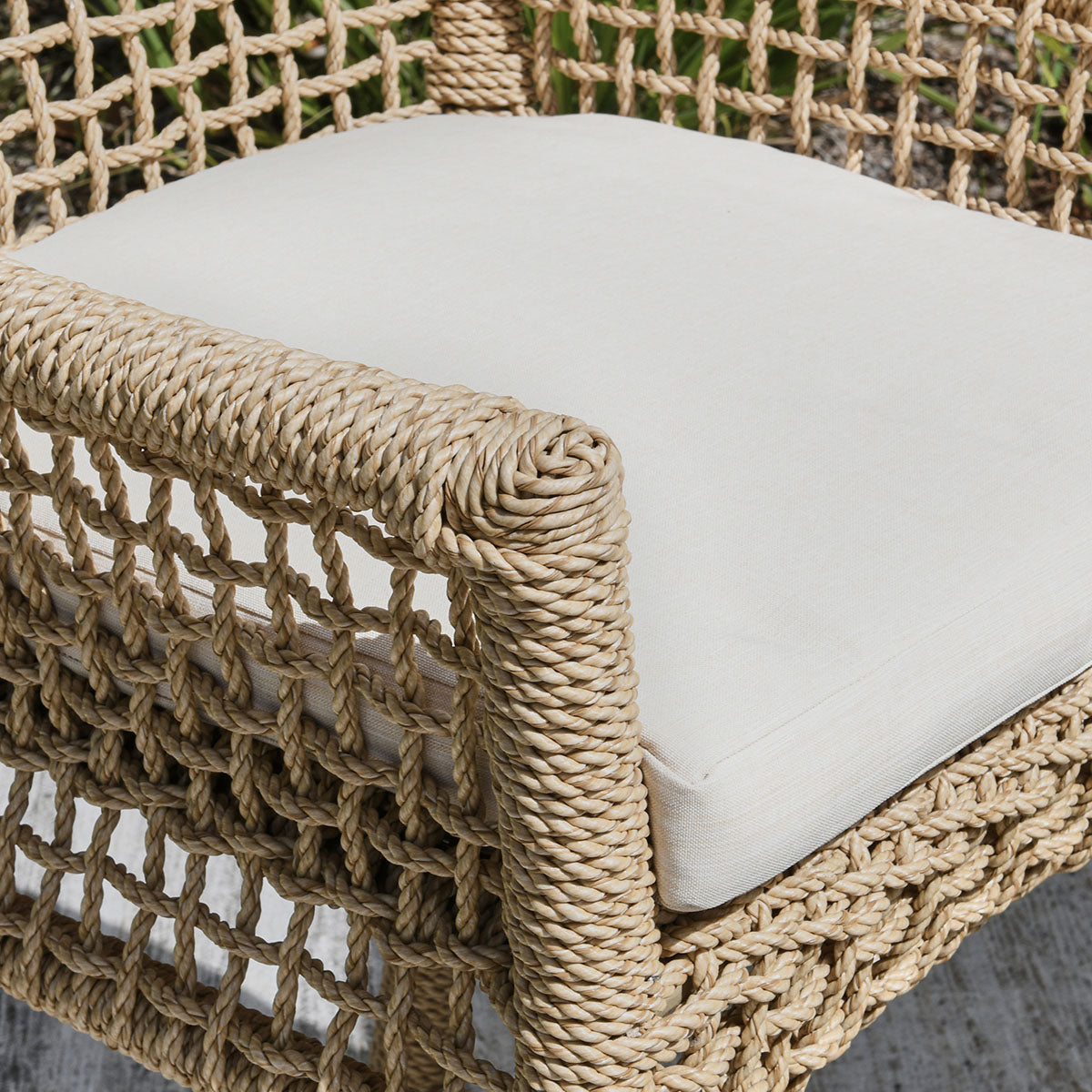 Brisbane Natural Outdoor Bar Stool - Ornate Home