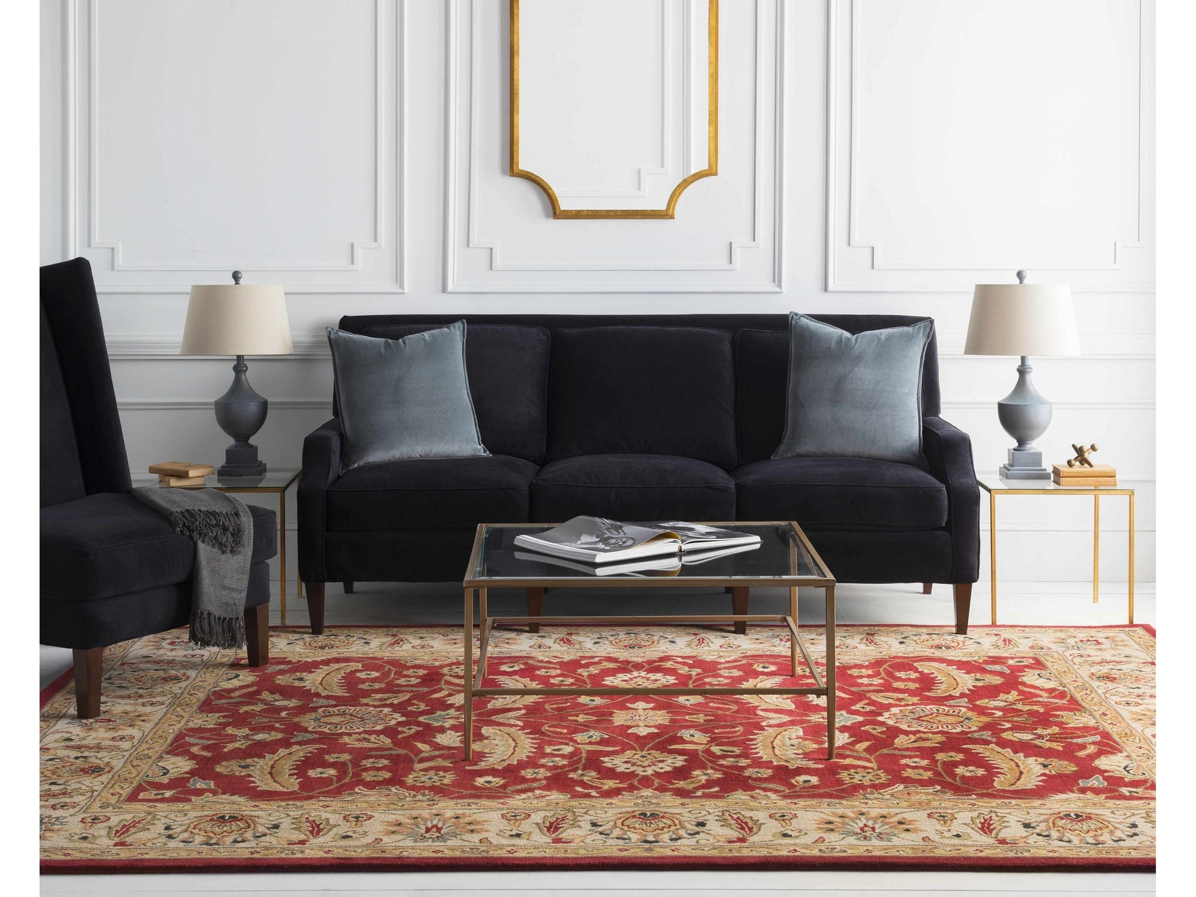 Brisbin Wool Area Rug - Ornate Home