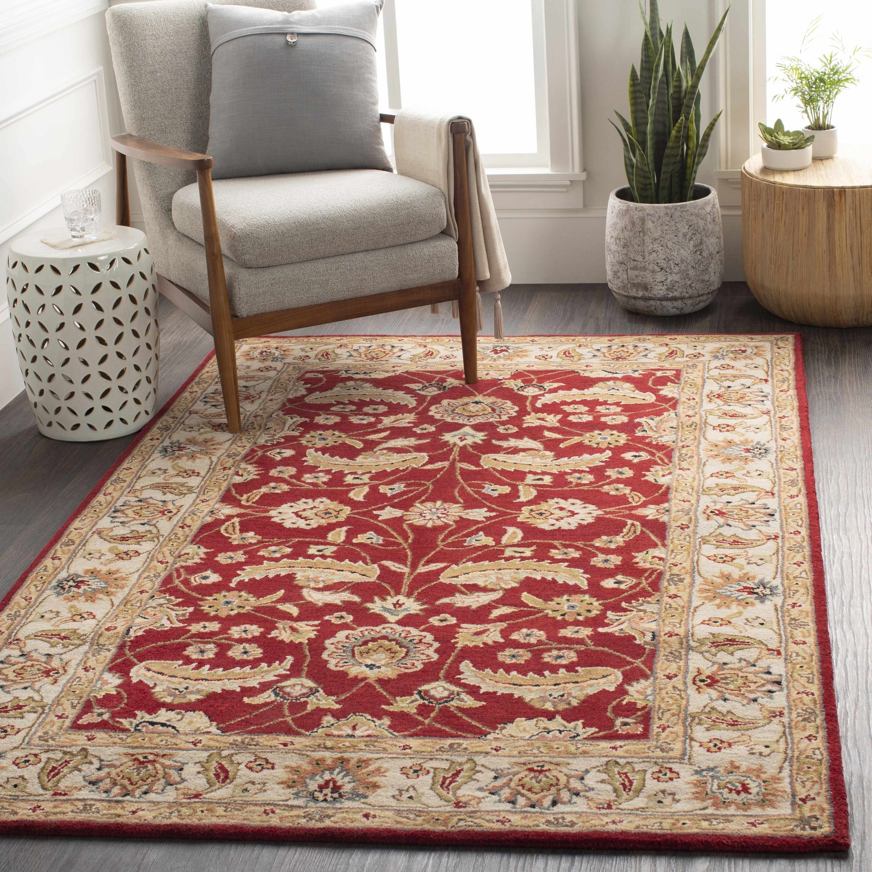 Brisbin Wool Area Rug - Ornate Home