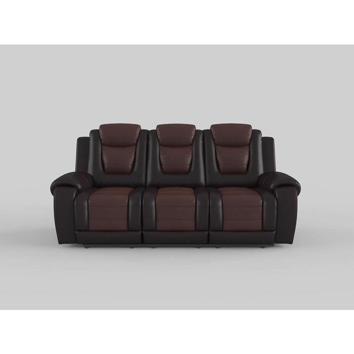 Briscoe Brown Double Reclining Sofas - Ornate Home