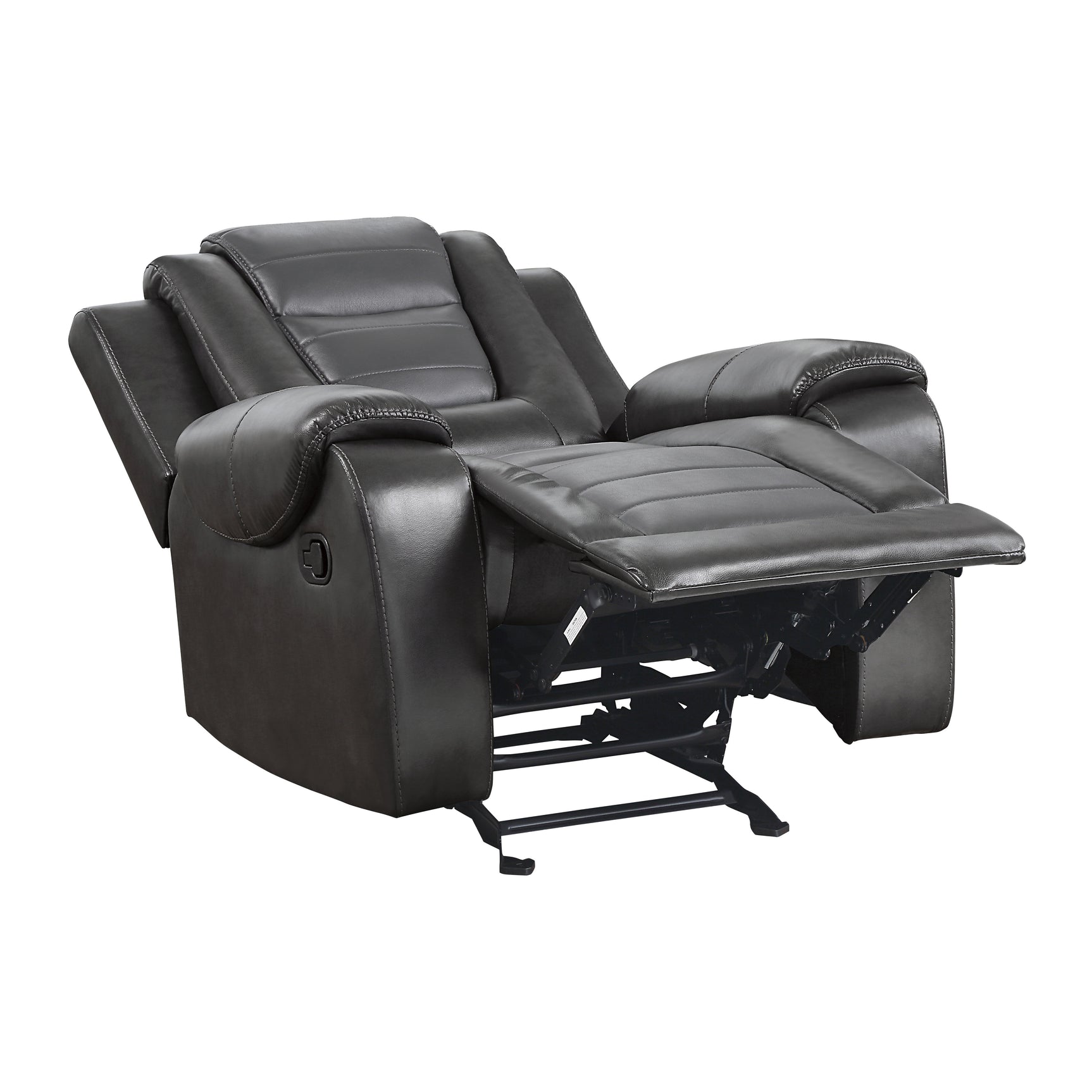 Briscoe Two-Tone Manual Recliner - Ornate Home