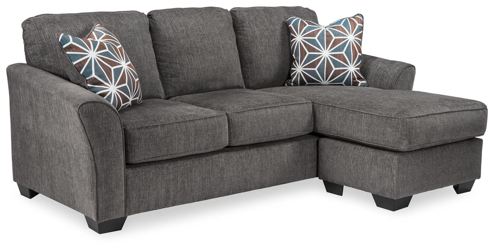 Brise Gray Sofa Chaise, Occasional Tables and Lamps - Ornate Home