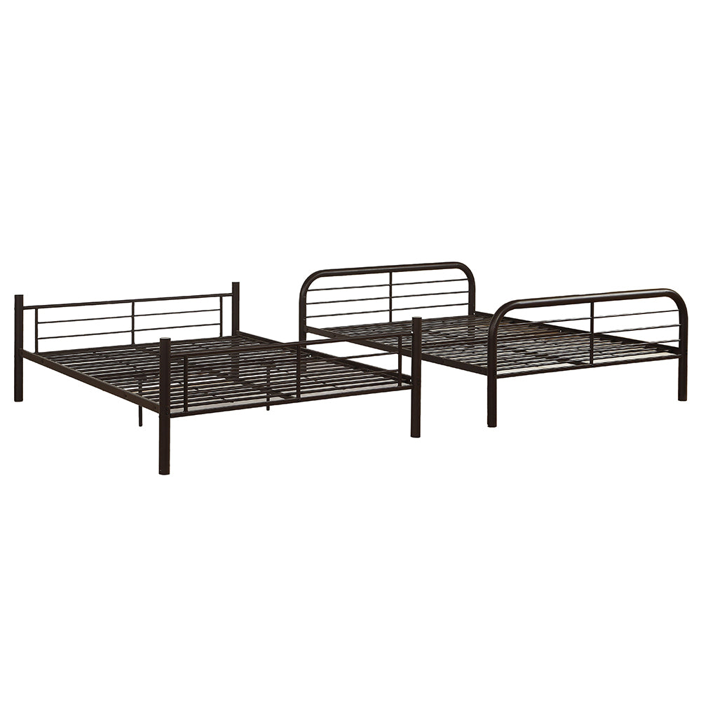 Bristol Dark Brown Bunk Bed (Full/Full) - Ornate Home