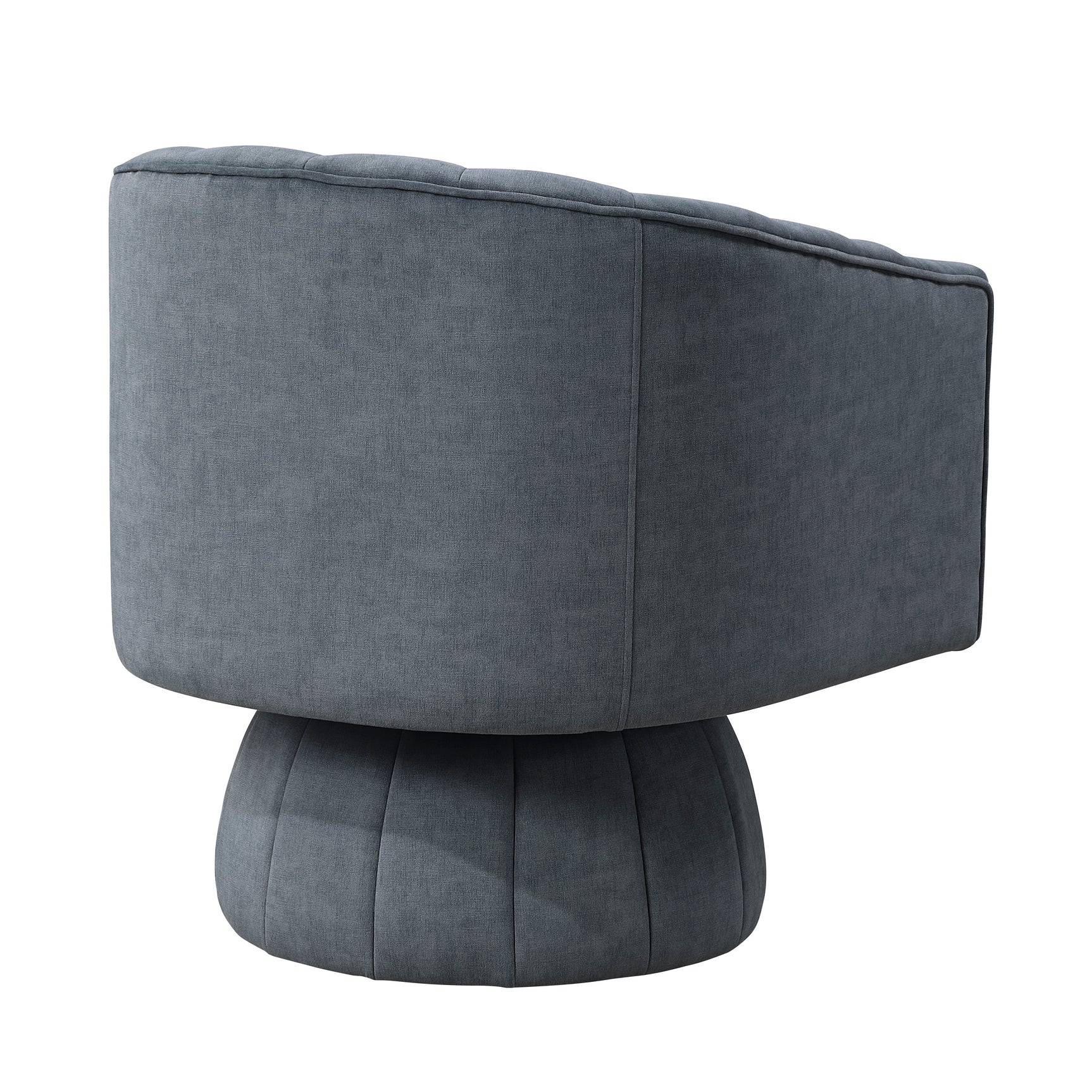 Bristol Dark Gray Swivel Chair - Ornate Home