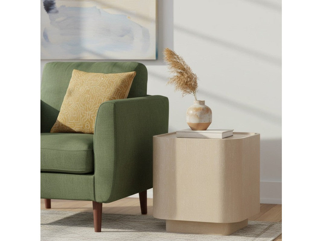 Bristol Tan End Table - Ornate Home