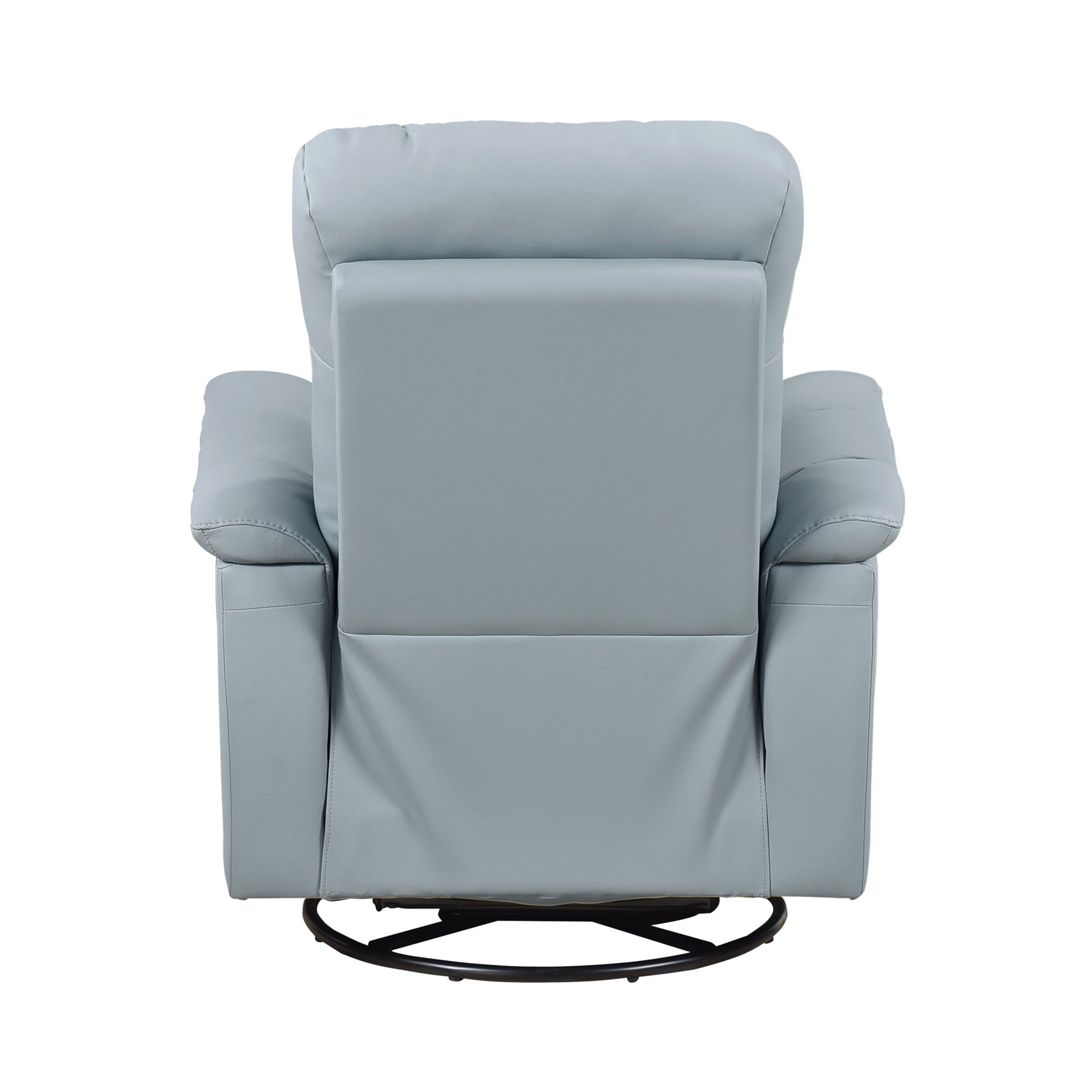 Bristow Blue Swivel Glider Reclining Chair - Ornate Home