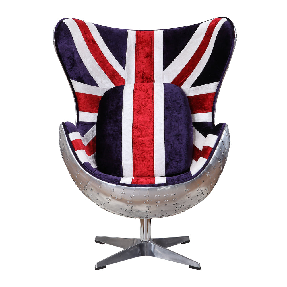 British Flag Accent Chair - Ornate Home