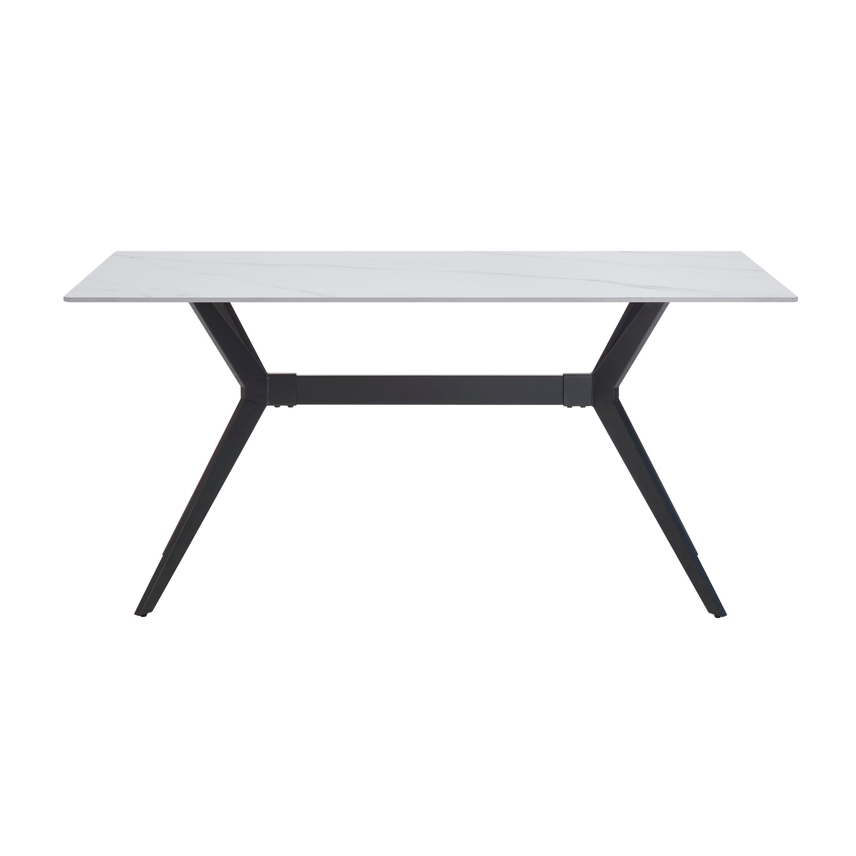 Brixley White/Gray/Black 5-Piece Dining Table Set - Ornate Home