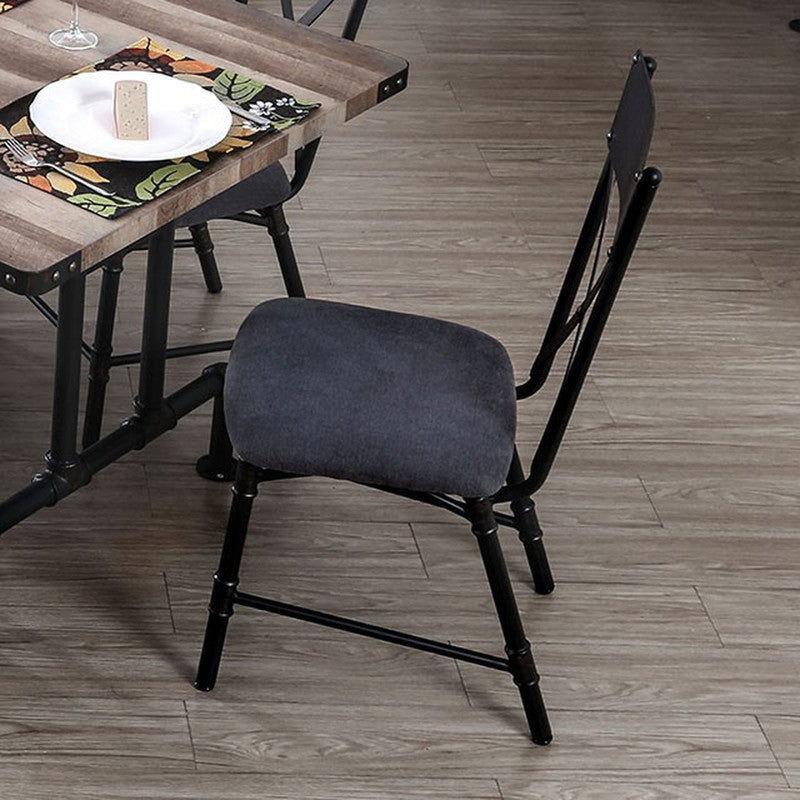 Brixton Antique Black Side Chair (Set of 2) - Ornate Home