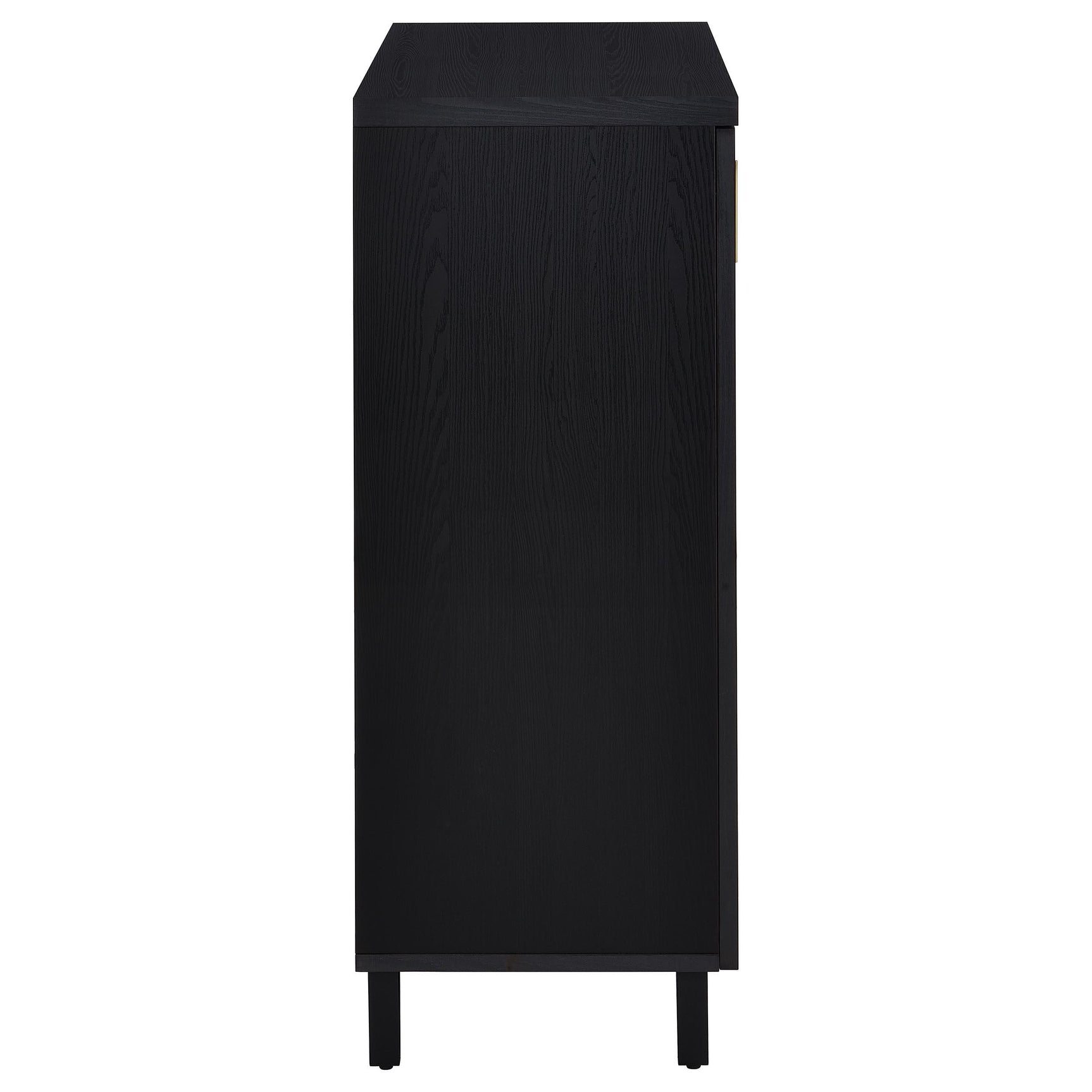 Brixton Black 2-door Entryway Shoe Storage Cabinets - Ornate Home