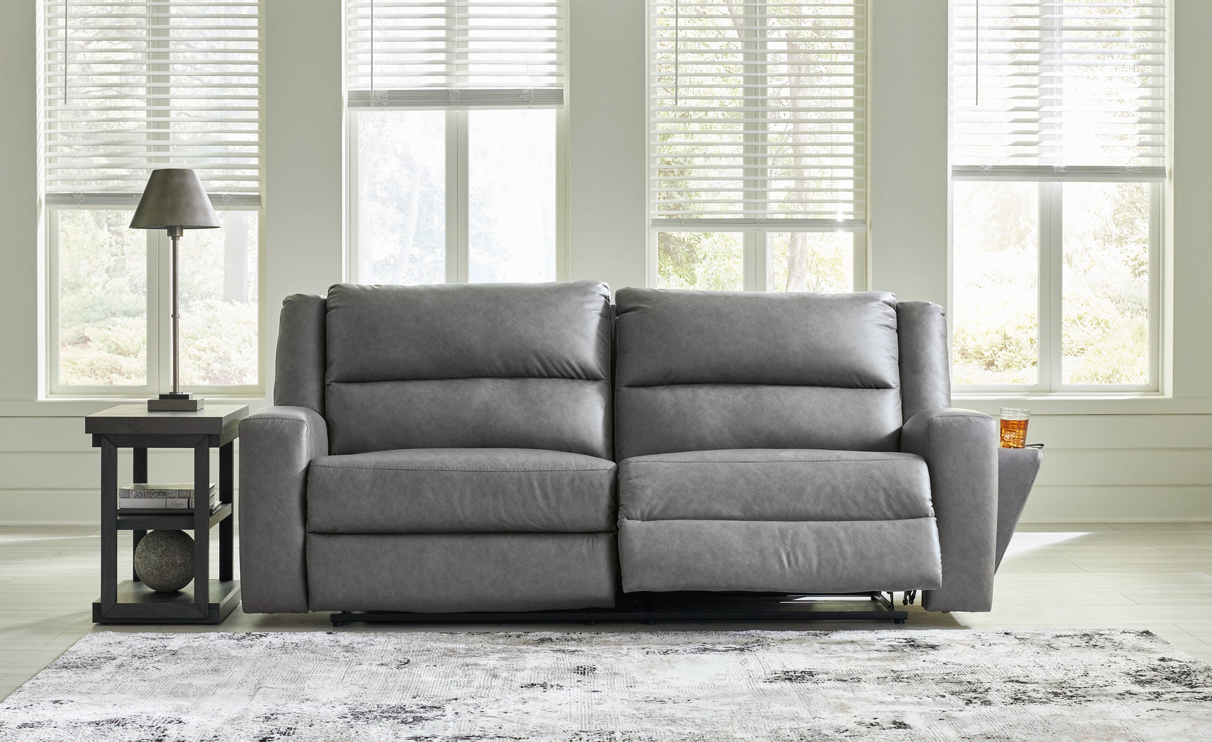 Brixworth Gray Reclining Sofa - Ornate Home