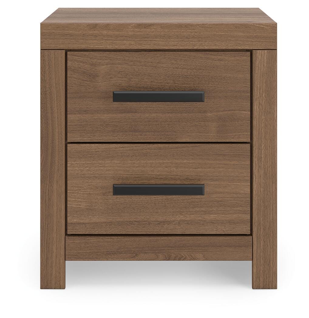 Broachmyn Auburn Queen Panel Bed, Dresser, Mirror and Nightstand