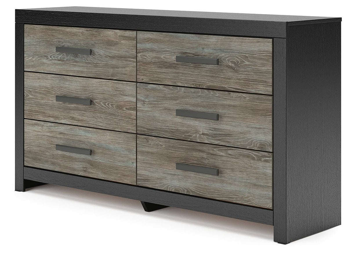 Broachmyn Black Dresser and 2 Nightstands - Ornate Home