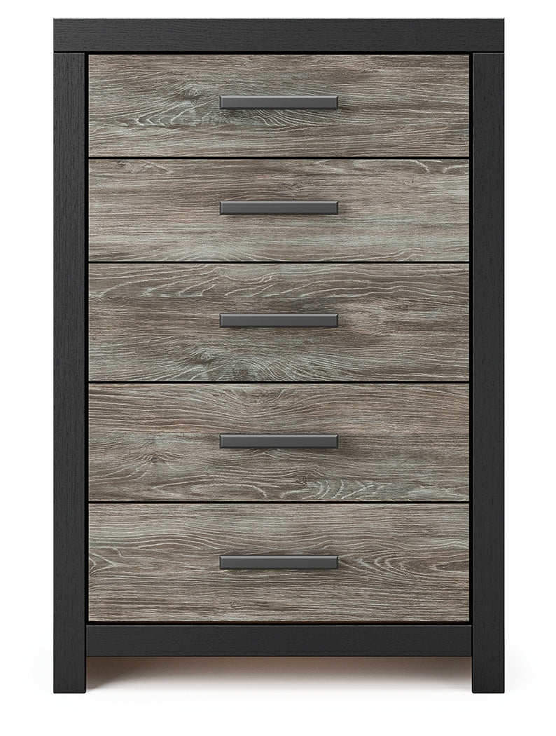 Broachmyn Black/Gray Chest of Drawers (Online Special Price) - Ornate Home