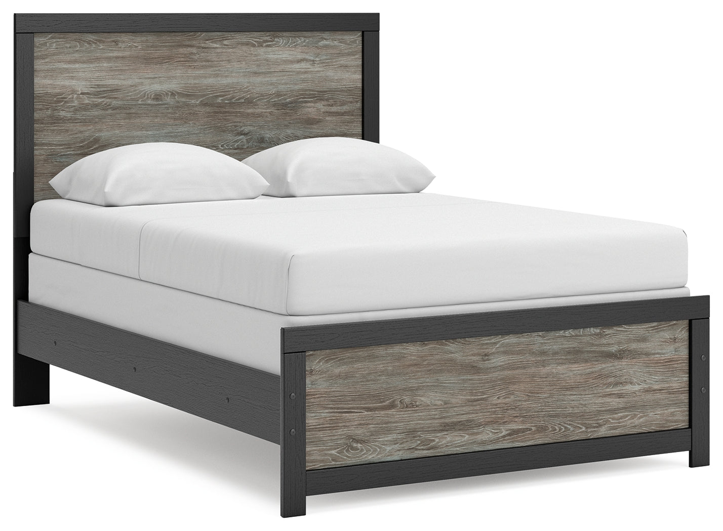 Broachmyn Black/Gray Full Panel Bed, Dresser and Mirror (Online Special Price) - Ornate Home