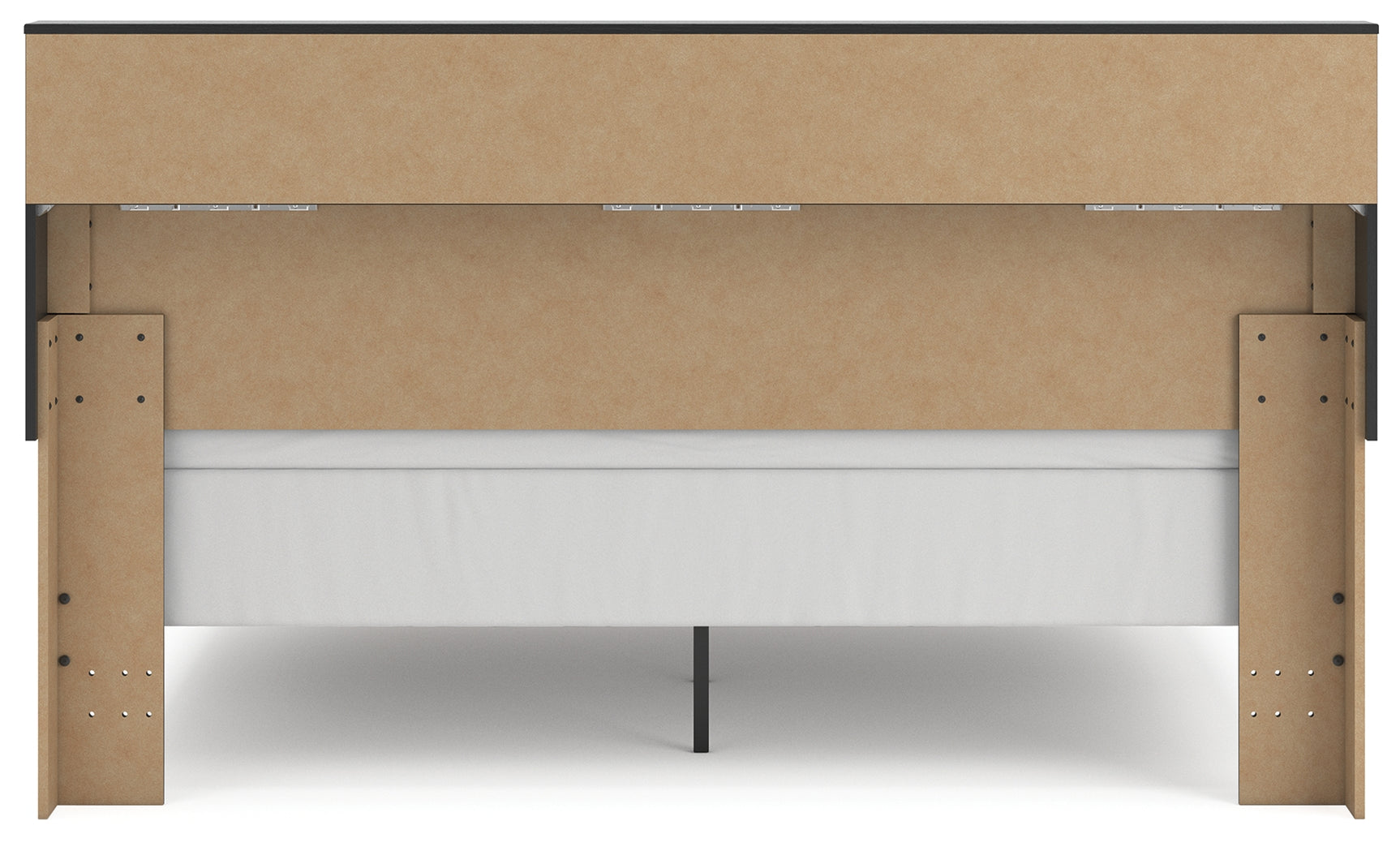 Broachmyn Black/Gray King Bookcase Bed - Ornate Home