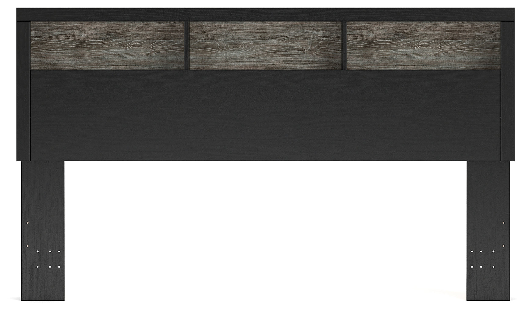 Broachmyn Black/Gray King Bookcase Headboard (Online Special Price) - Ornate Home