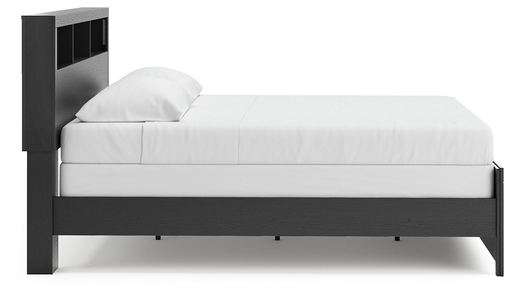 Broachmyn Black/Gray King Bookcase Panel Bed (Online Special Price) - Ornate Home