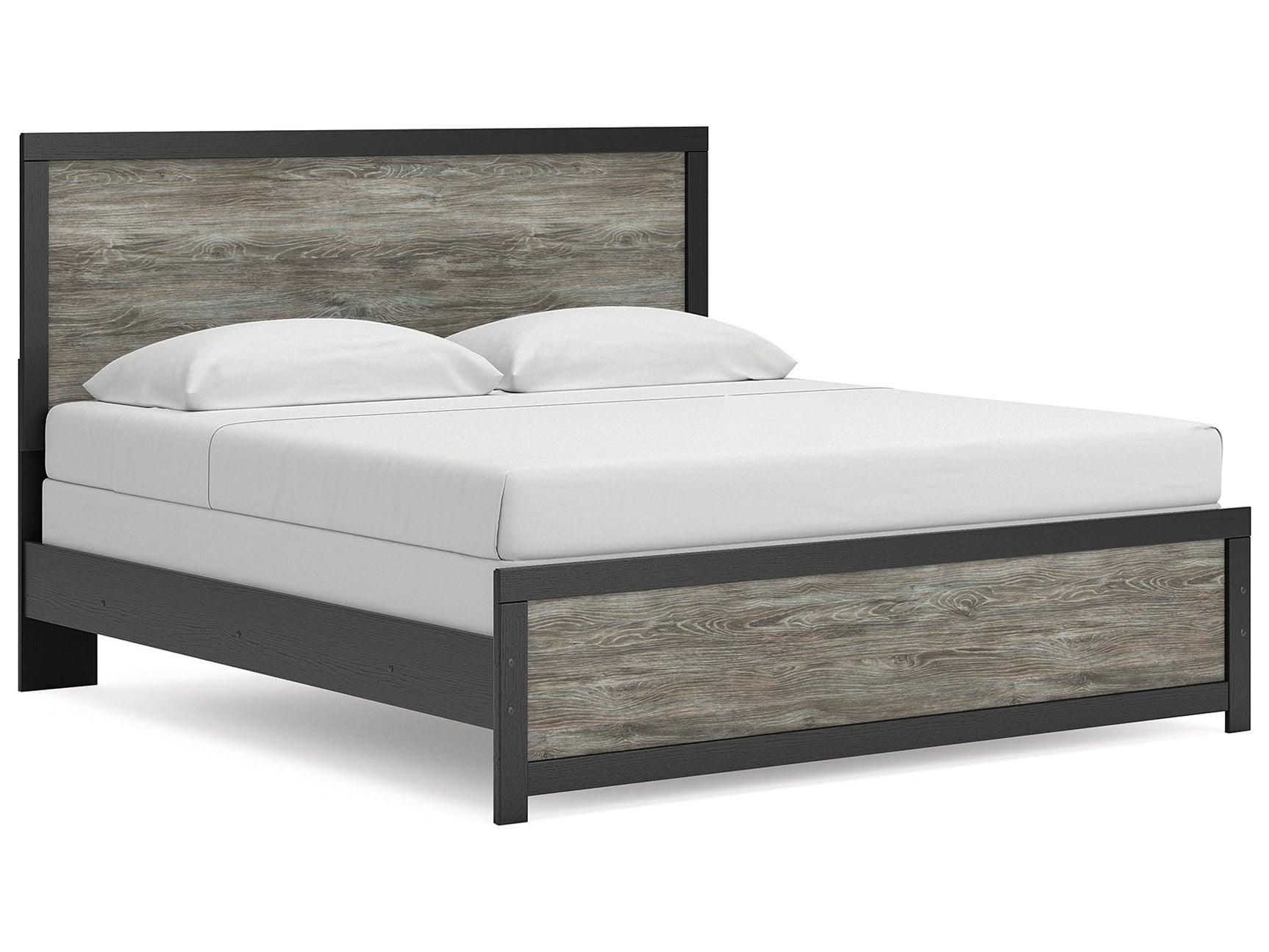 Broachmyn Black/Gray King Panel Bed (Online Special Price) - Ornate Home
