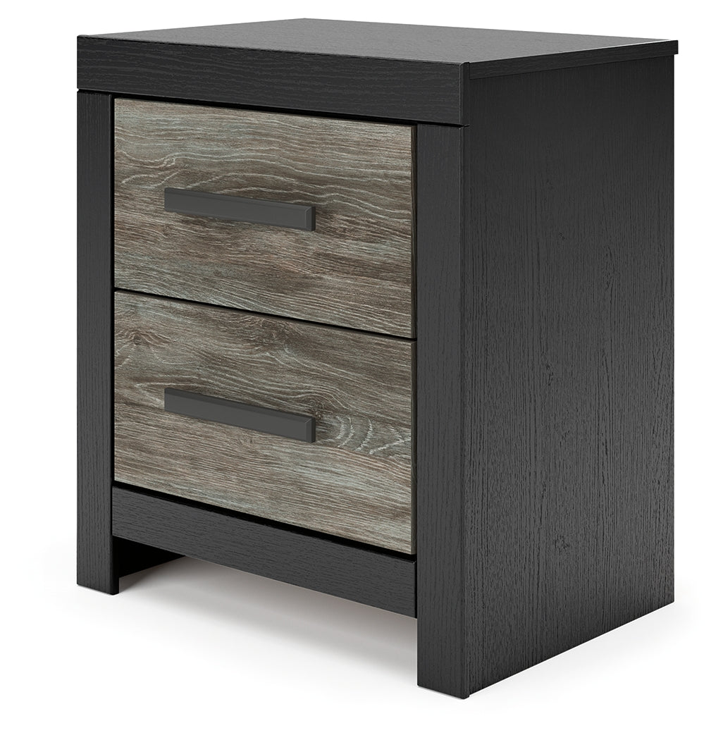 Broachmyn Black/Gray Nightstand - Ornate Home
