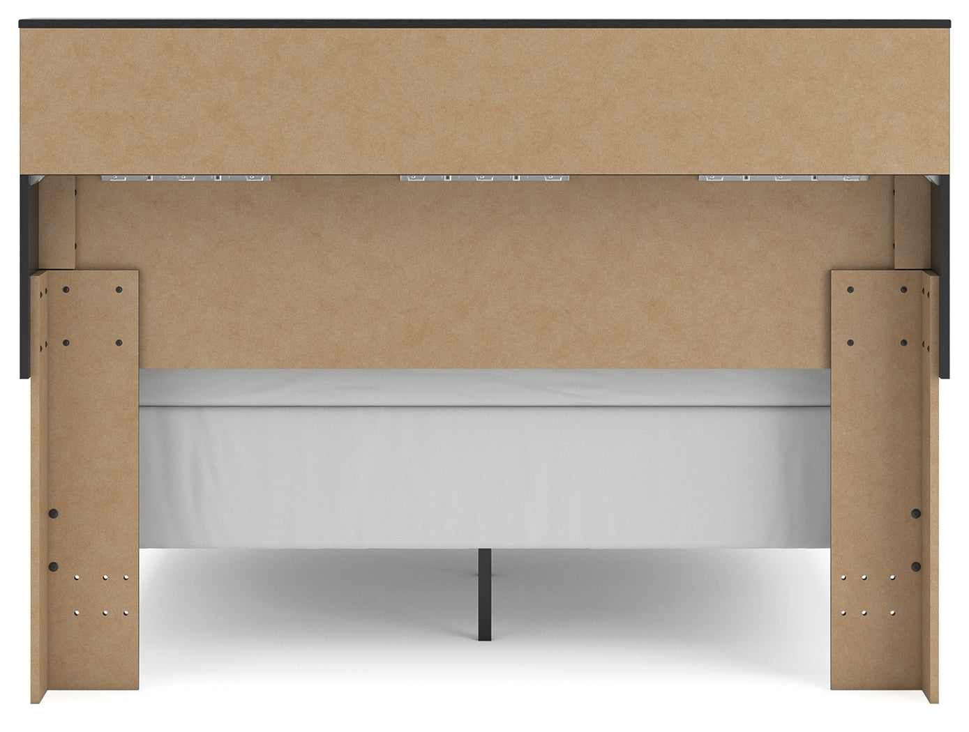 Broachmyn Black/Gray Queen Bookcase Bed - Ornate Home