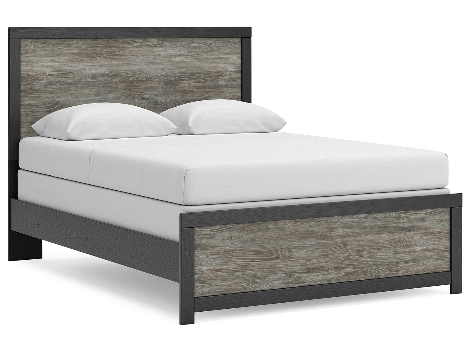 Broachmyn Black/Gray Queen Panel Bed (Online Special Price) - Ornate Home