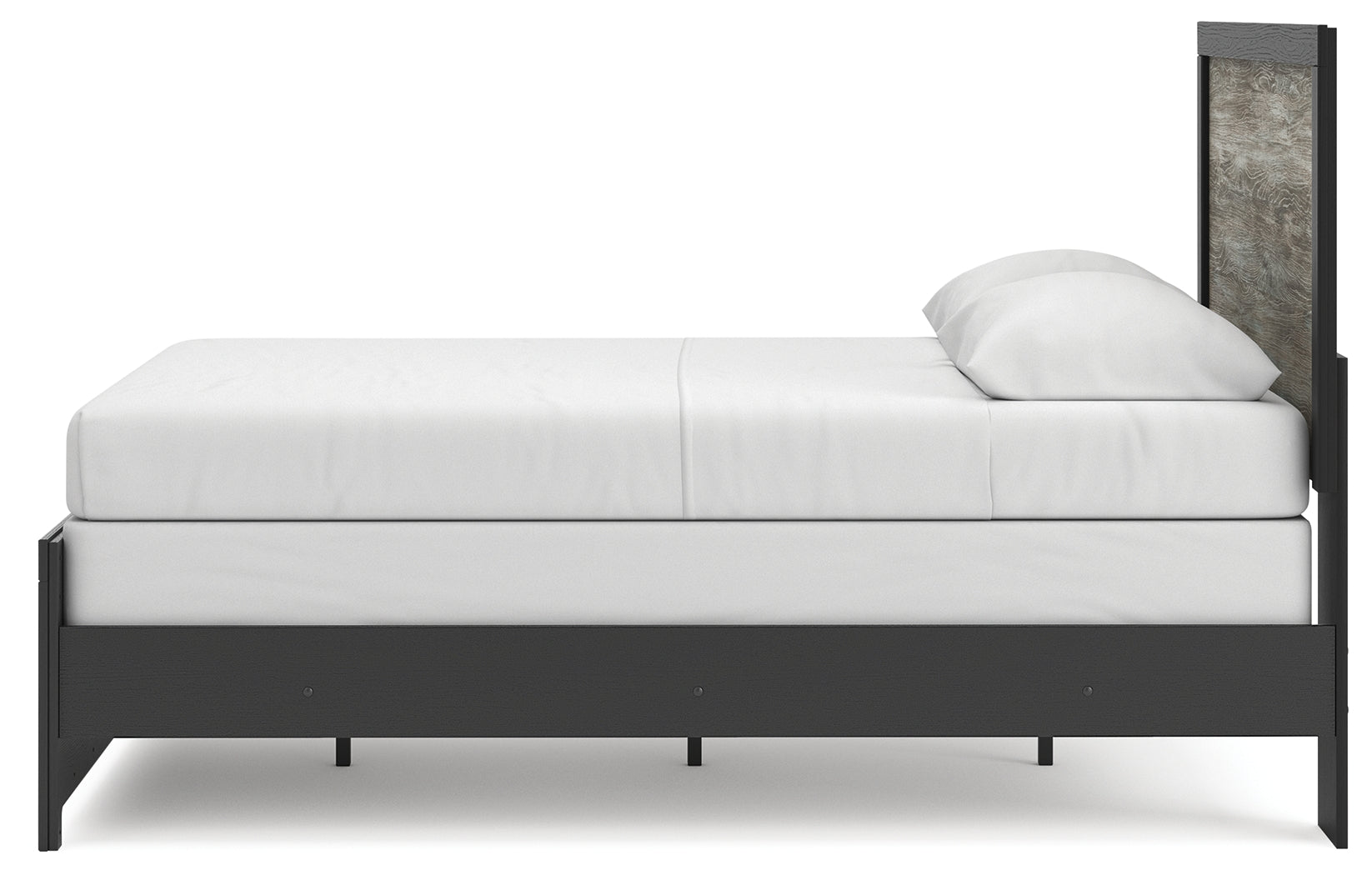 Broachmyn Black/Gray Queen Panel Bed - Ornate Home