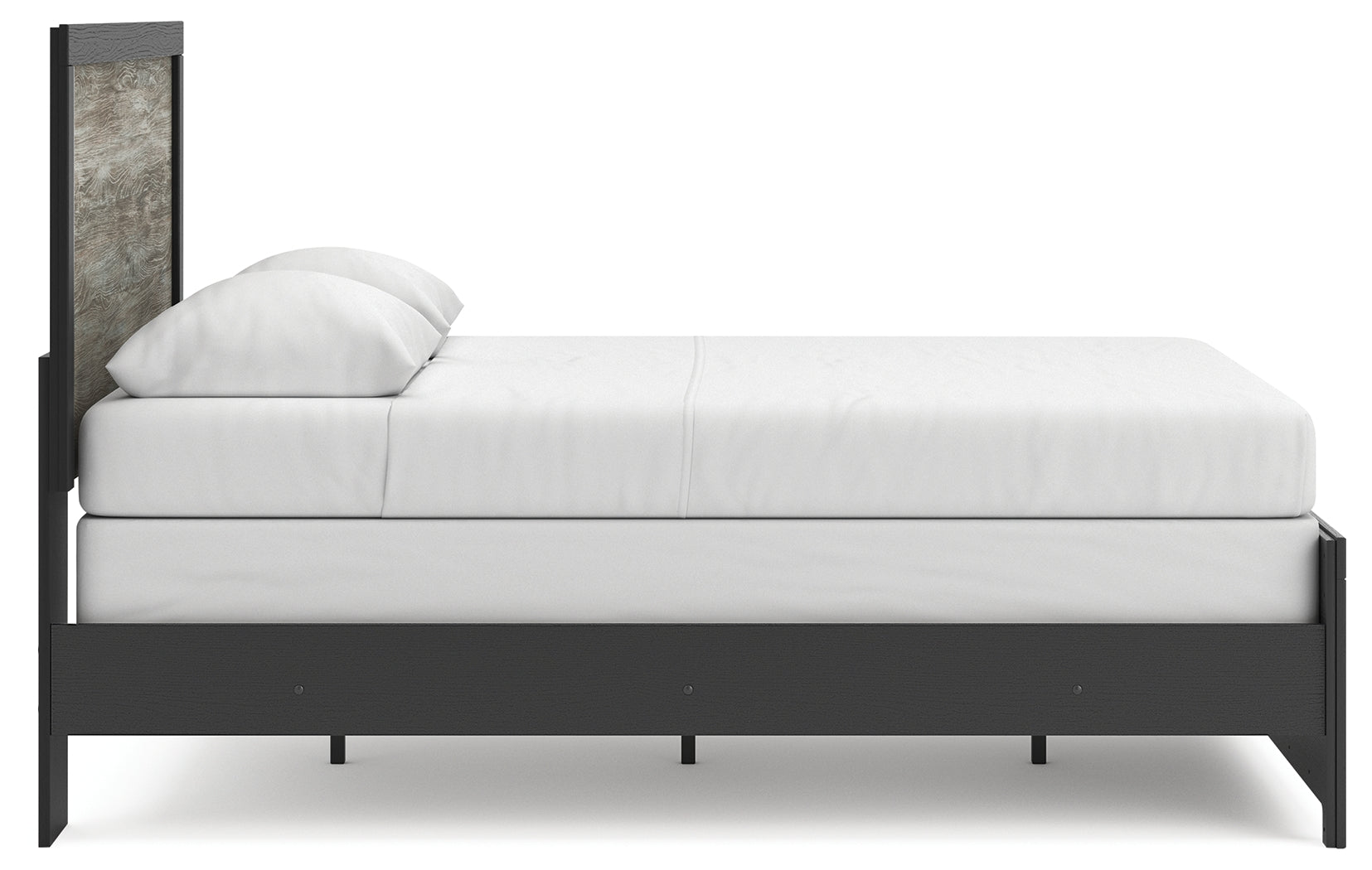 Broachmyn Black/Gray Queen Panel Bed - Ornate Home