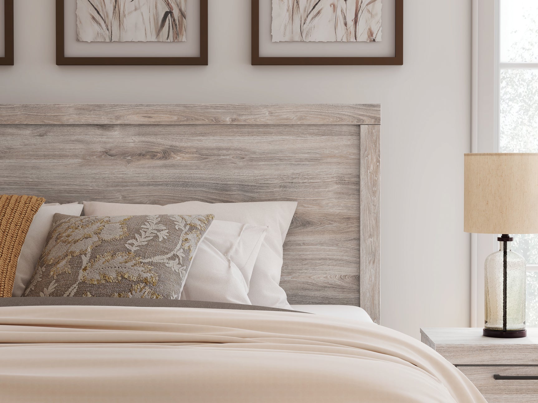 Broachmyn Gray Queen Panel Bed, Dresser and Nightstand (Online Special Price) - Ornate Home