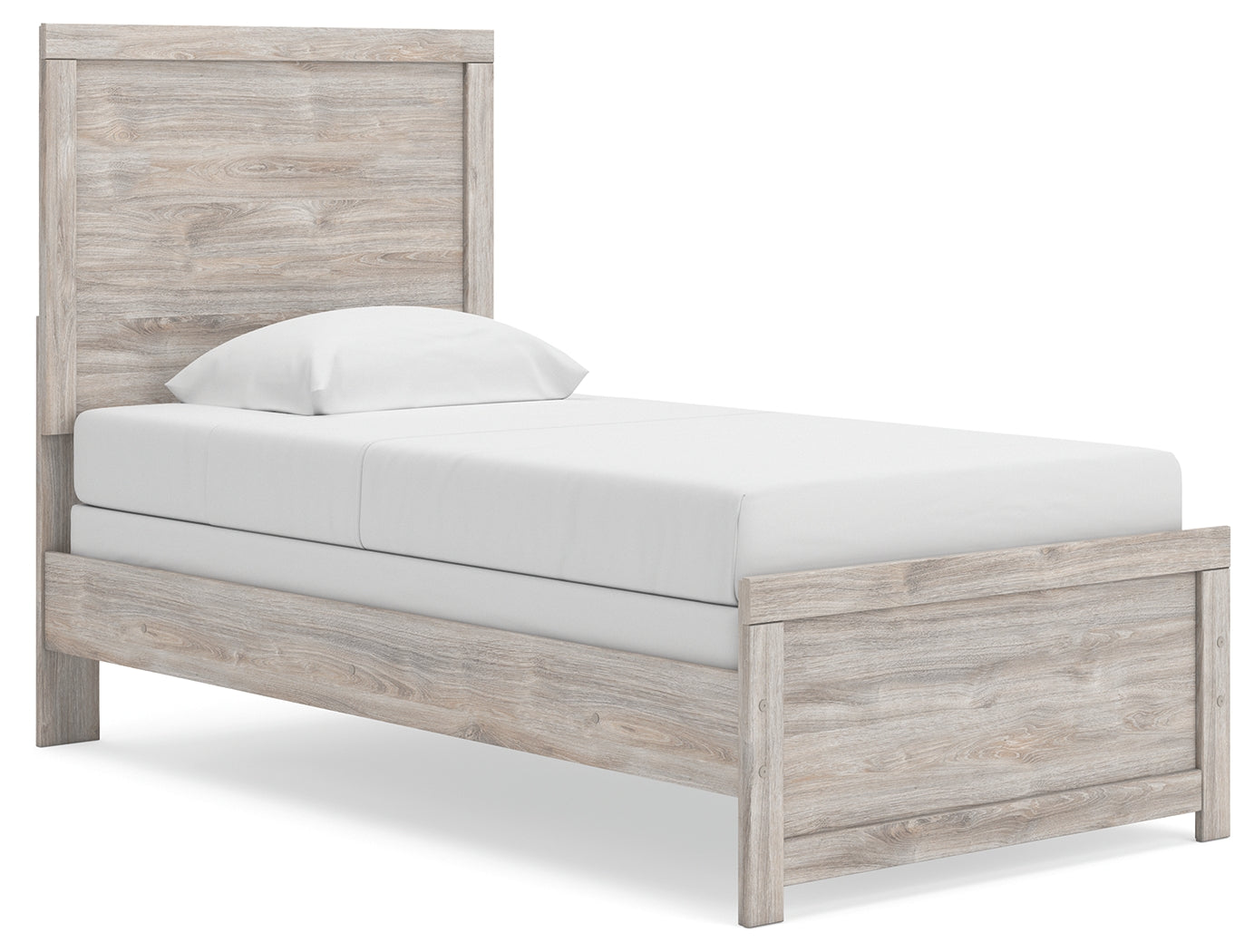 Broachmyn Gray Twin Panel Bed - Ornate Home