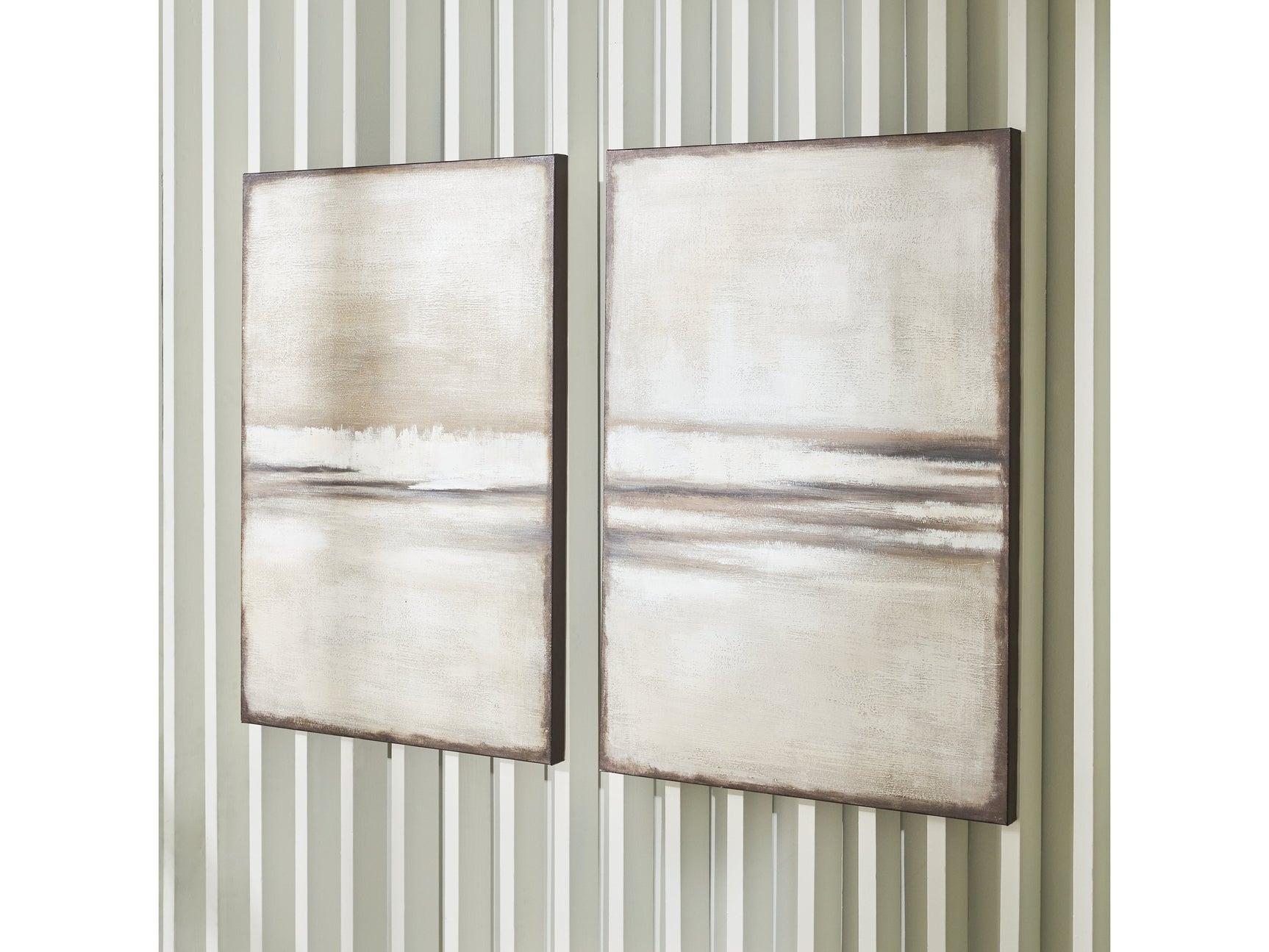 Brockdunn Tan/Brown Wall Art (Set of 2) (Online Special Price) - Ornate Home