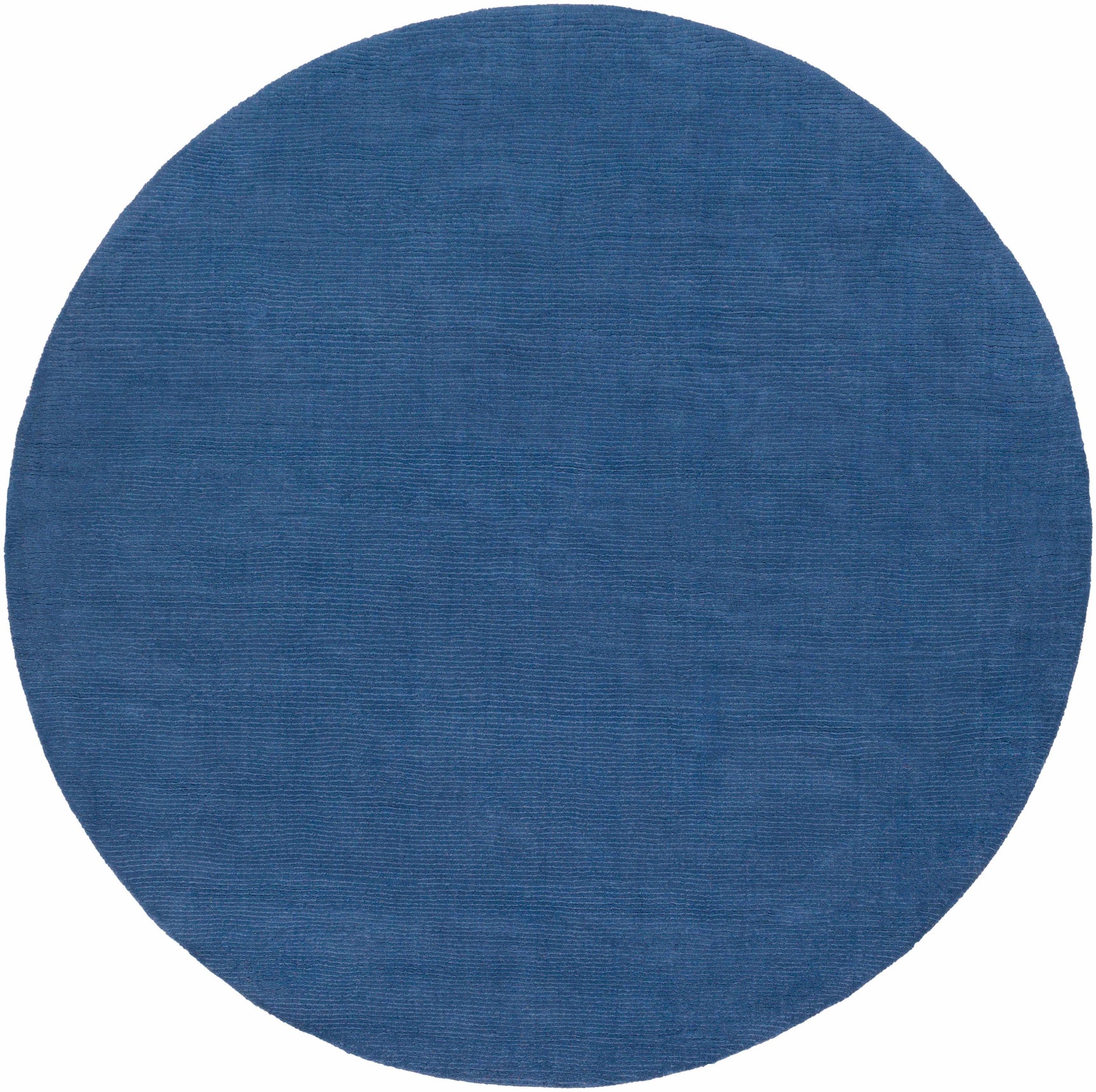 Brockton Solid Blue Wool Rug - Ornate Home