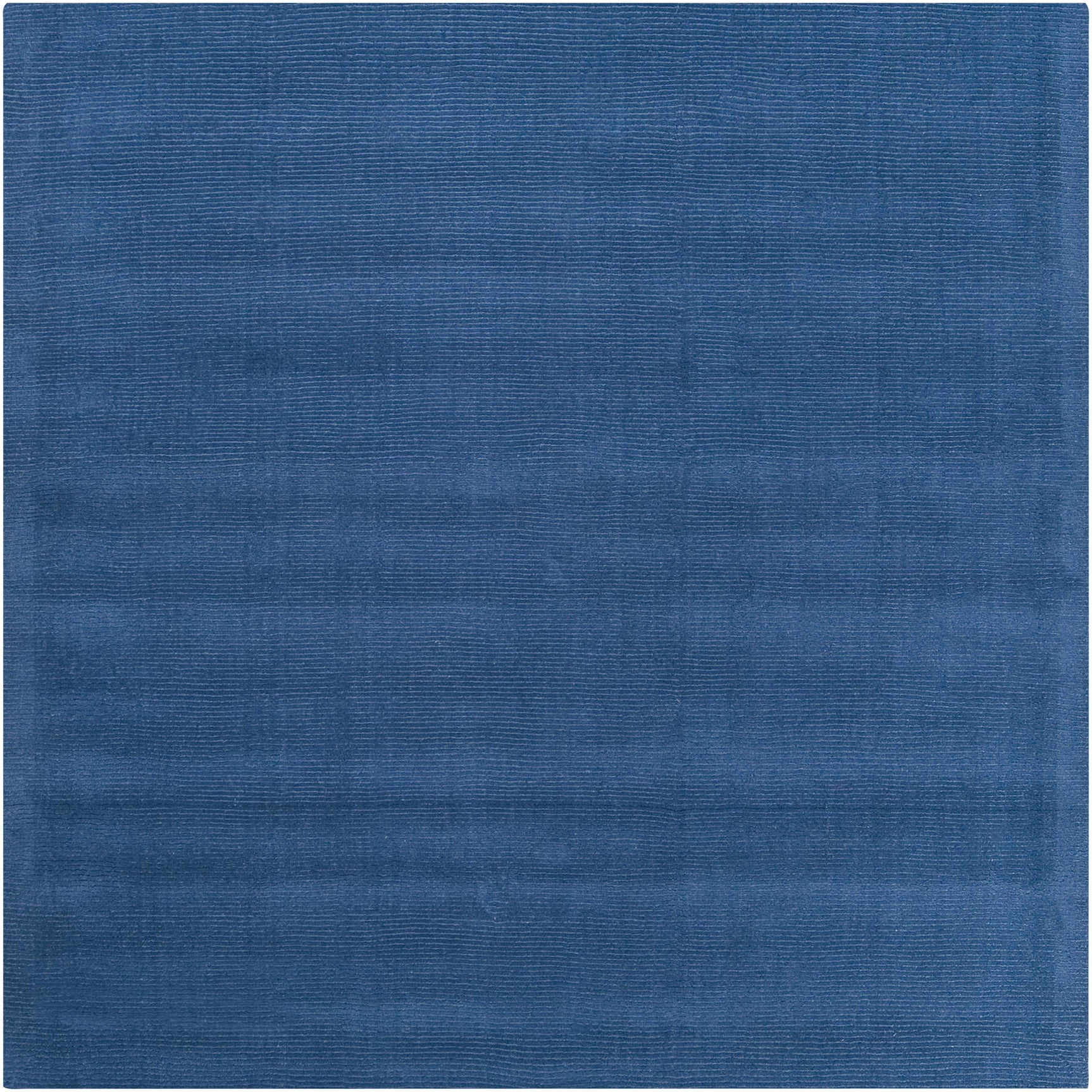 Brockton Solid Blue Wool Rug - Ornate Home