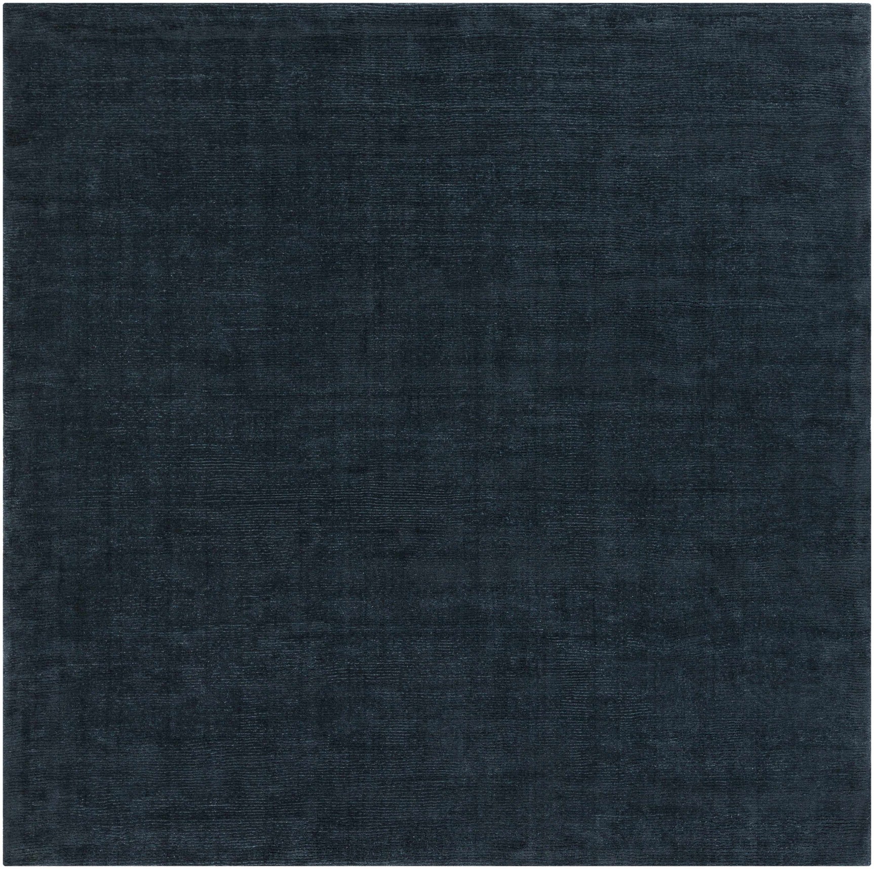 Brockton Solid Dark Blue Wool Rug - Ornate Home