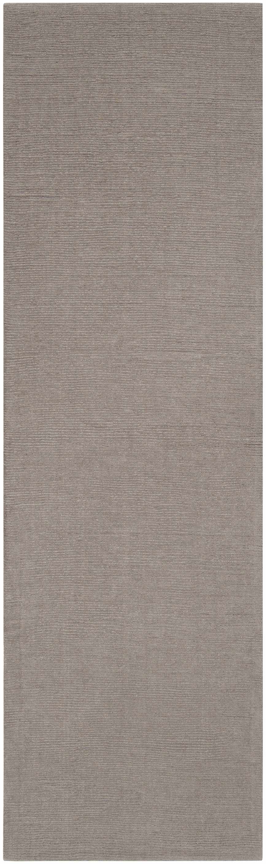 Brockton Solid Gray Wool Rug - Ornate Home