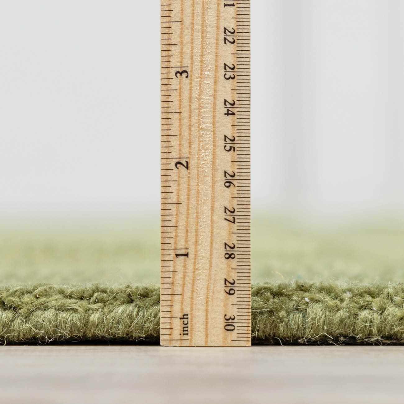 Brockton Solid Wool Sage Green Area Rug - Ornate Home