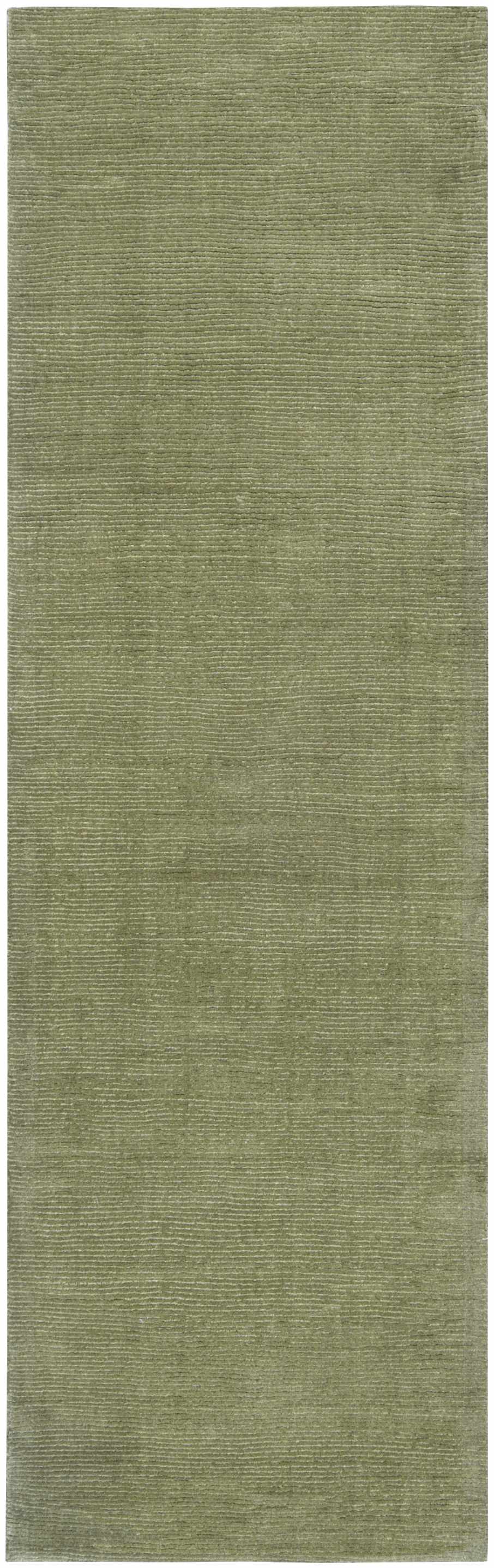 Brockton Solid Wool Sage Green Area Rug - Ornate Home
